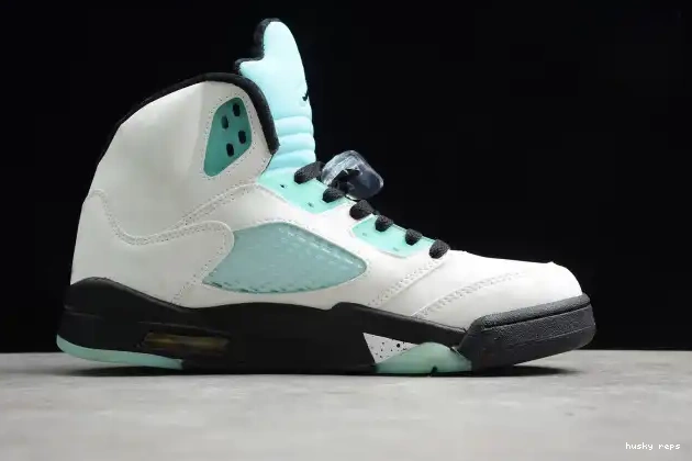 Rep Husky Air Jordan Island 5 CN2932-100 Green 0414
